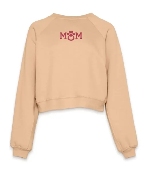 Women'S Ridiculously Soft Mid-Length Raglan Graphic Pullover | Mom Paw Print