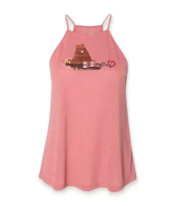 Women'S Ridiculously Soft High Neck Flowy Graphic Tank| License Plate Art: Mama Bear