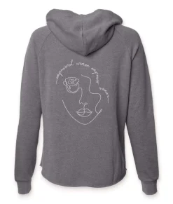 Women'S Ridiculously Soft Washed Full-Zip Graphic Hoodie | Empowered Women