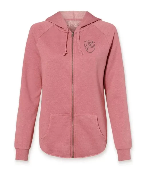 Women'S Ridiculously Soft Washed Full-Zip Graphic Hoodie | Empowered Women