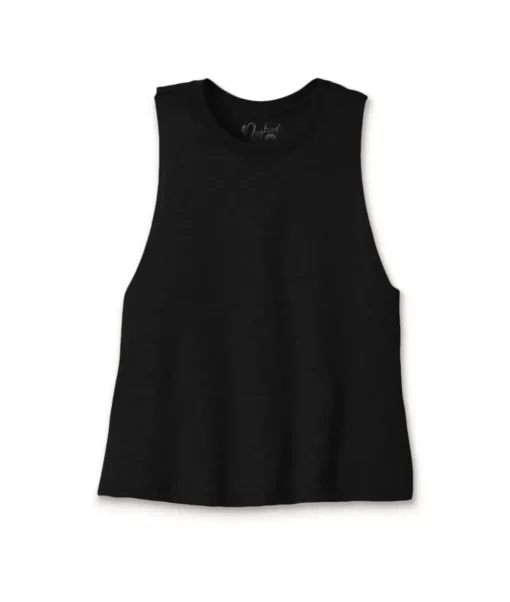 Women'S Ridiculously Soft Cropped Racerback Muscle Tank