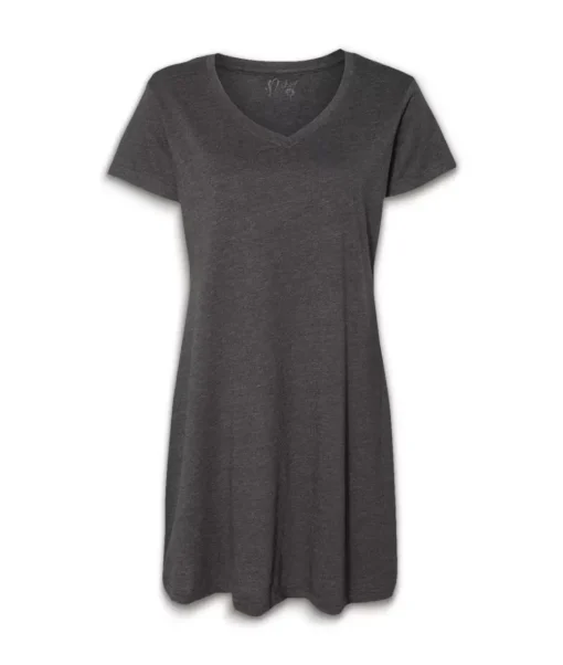 Women'S Ridiculously Soft V-Neck T-Shirt Dress