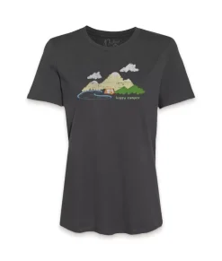 Women'S Ridiculously Soft 100% Cotton Graphic Tee | Happy Camper