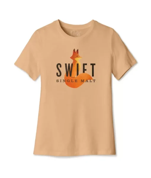 Women'S Ridiculously Soft Relaxed Fit 100% Cotton Graphic T-Shirt | Swift Single Malt