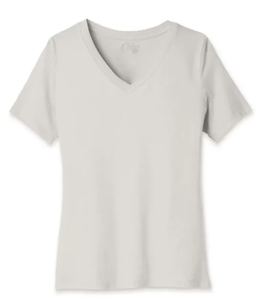 Women'S Ridiculously Soft Relaxed Fit 100% Cotton V-Neck T-Shirt