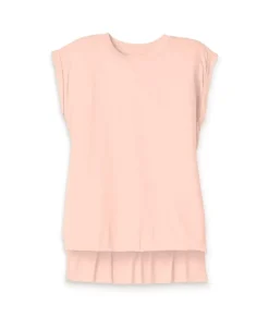 Women'S Ridiculously Soft Flowy Rolled Cuffs Muscle Tee