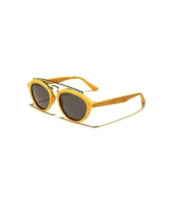 Women'S Round Wood Sunglasses, Lifetime Guarantee