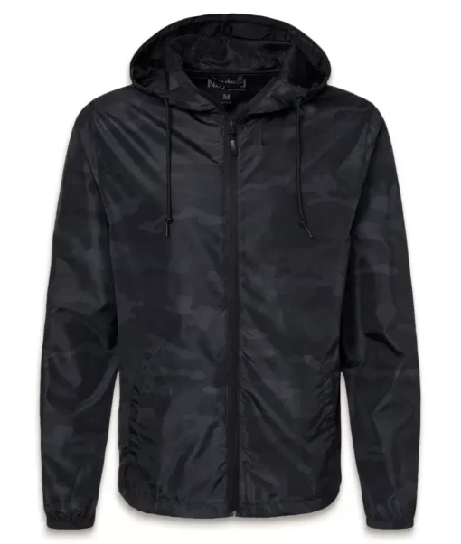 Women'S Soft Lightweight Oversized Full-Zip Windbreaker Jacket