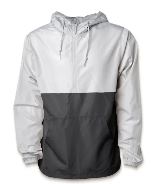Women'S Soft Lightweight Oversized Half-Zip Pullover Windbreaker Anorak