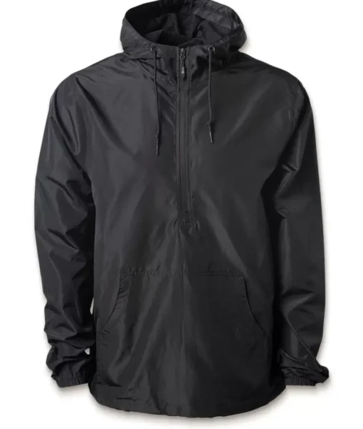 Women'S Soft Lightweight Oversized Half-Zip Pullover Windbreaker Anorak