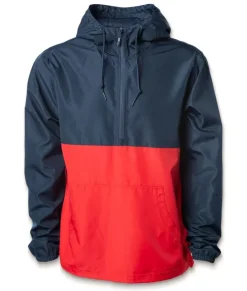 Women'S Soft Lightweight Oversized Half-Zip Pullover Windbreaker Anorak